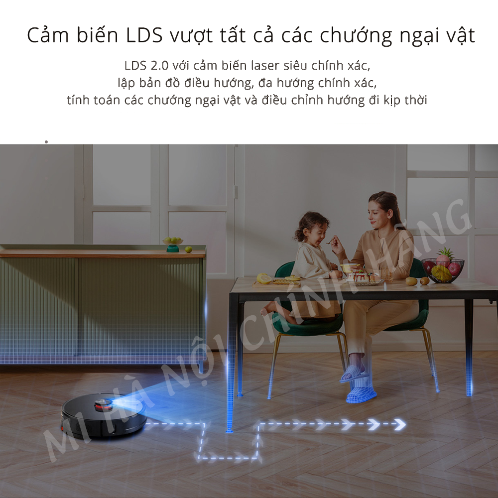 Robot Xiaomi Lydsto R1 tích hợp nhiều cảm biến