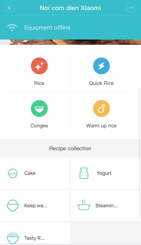 Chỉ với một chiếc điện thoại thông minh có thể kết nối nồi cơm điện Xiaomi rất dễ dàng