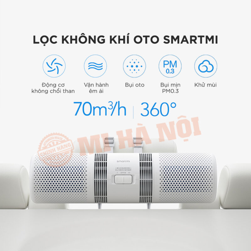 máy lọc không khí ô tô smartmi