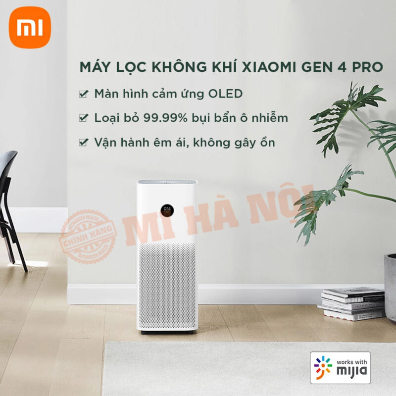 Công suất lọc cực mạnh loại bỏ đến 99.99% bụi bẩn ô nhiễm