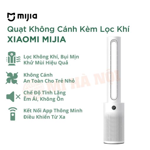 quạt không dây xiaomi 2 in 1 kèm lọc khí