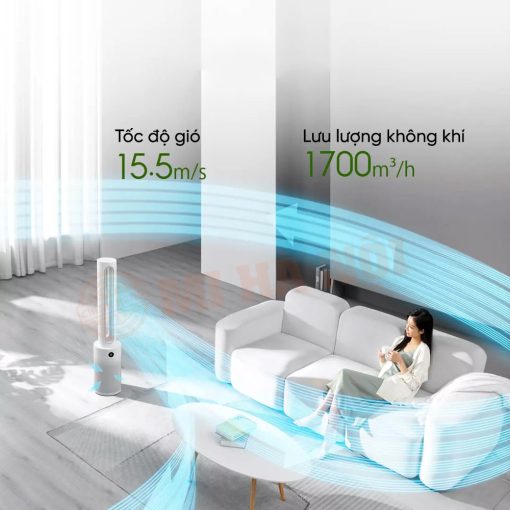 quạt không dây xiaomi 2 in 1 kèm lọc khí