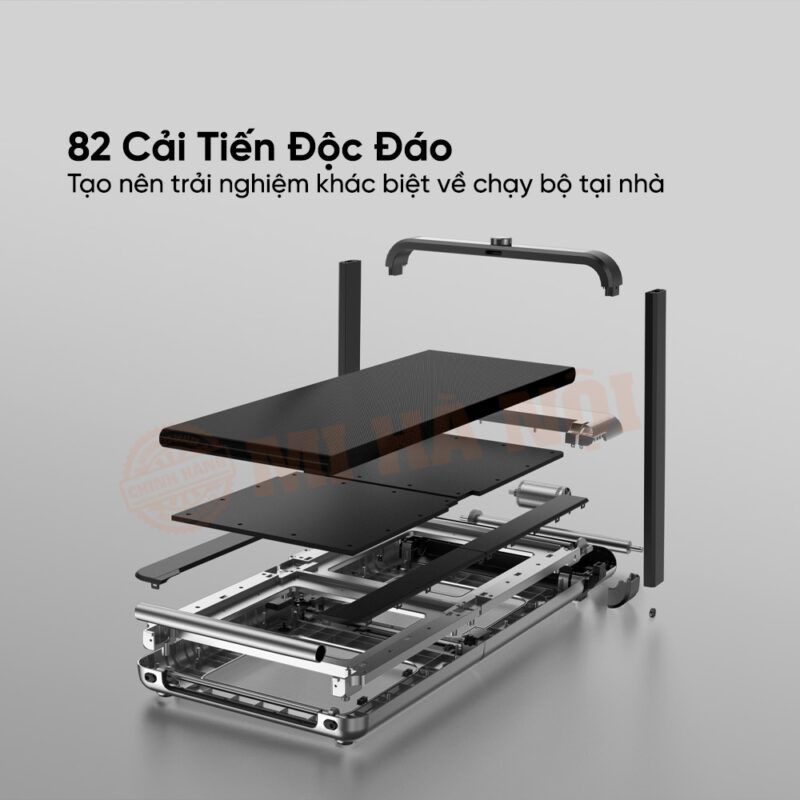 Thảm chạy của máy chạy bộ Xiaomi KingSmith X21 được làm từ chất liệu silicon chất lượng cao với 4 lớp mềm mại