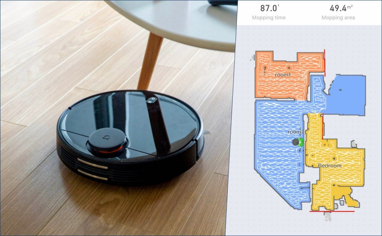 Cách lưu bản đồ robot hút bụi Xiaomi 3