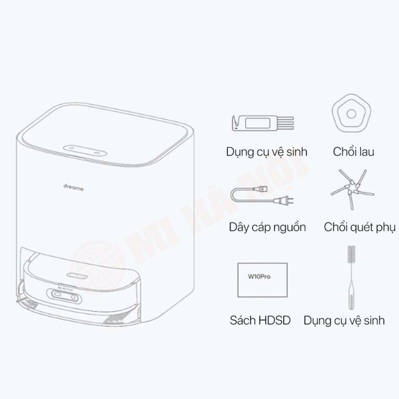 Robot hút bụi lau nhà Dreame Bot W10 Pro