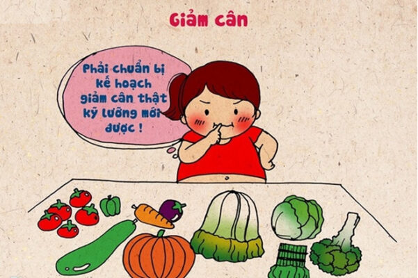 giảm cân trước tết