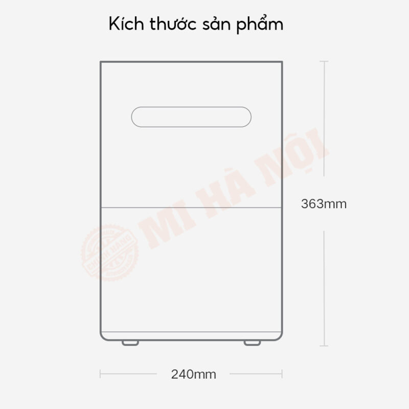 Máy có kích thước khá nhỏ gọn do vậy có thể di chuyển và đặt ở bất cứ đâu