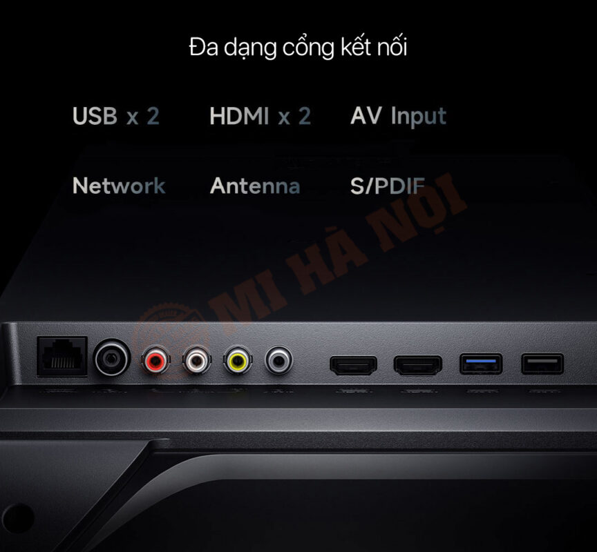 Xiaomi TV EA Pro cung cấp đa dạng cổng kết nối