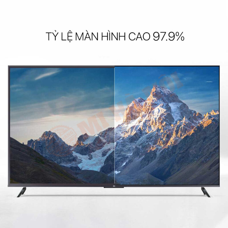 Tỷ lệ màn hình Tivi Xiaomi EA70 Inch cao 97.9%