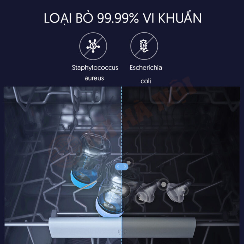 Khử trùng và khử mùi hiệu quả lên đến 99%