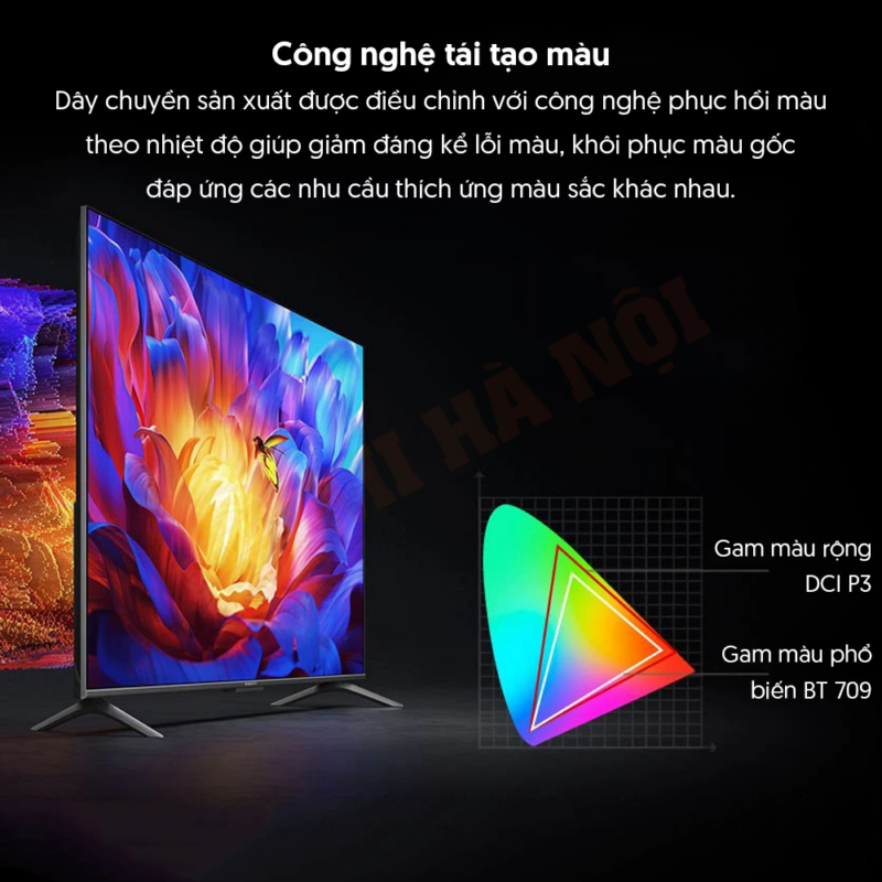 Tivi Xiaomi S65 có thể nâng cấp nội dung có độ phân giải thấp lên nội dung có độ phân giải cao