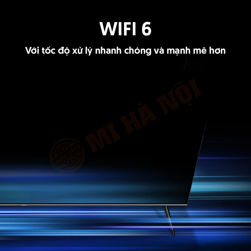 Tivi Xiaomi S65 hỗ trợ truyền dẫn không dây Wi-Fi 6