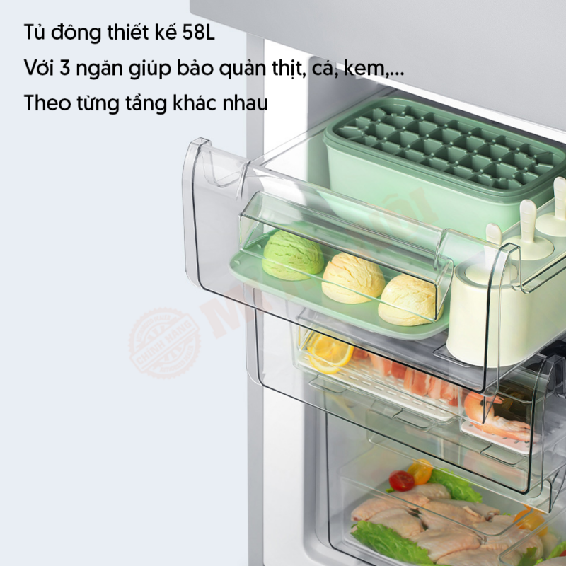 Hệ thống điều khiển lạnh: Kiểm soát nhiệt độ điện tử điện năng tiêu thụ: 0.68 kW/ngày