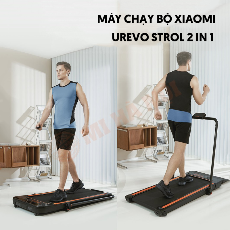 Máy chạy bộ Xiaomi Urevo Strol 2in1 tích hợp 2 chế độ là chế độ chạy bộ và chế độ đi bộ