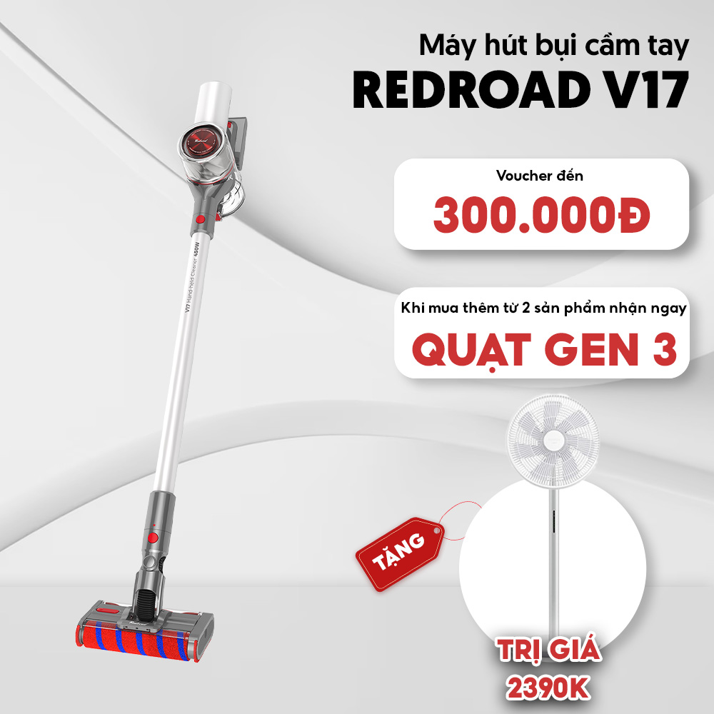 Redroad V17 có khả năng làm sạch vượt trội