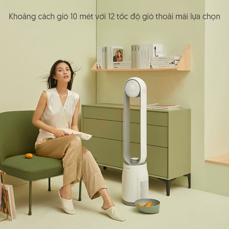 Quạt không cánh Keheal A4 có tới 12 tốc độ gió