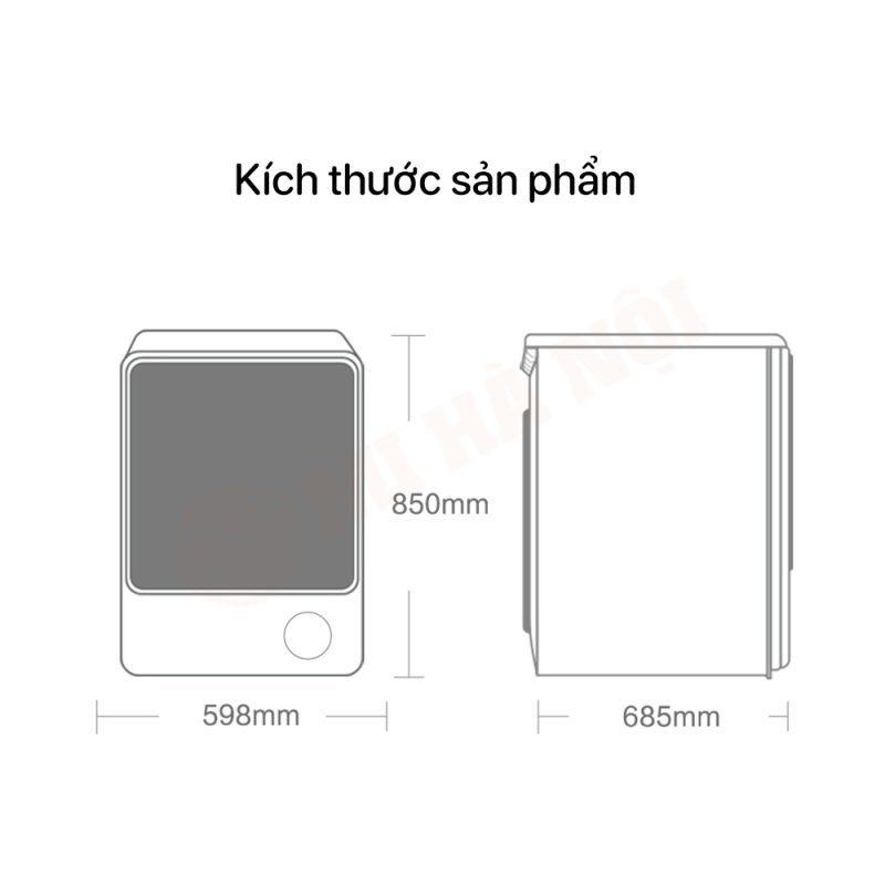 Kích thước của máy nhỏ gọn