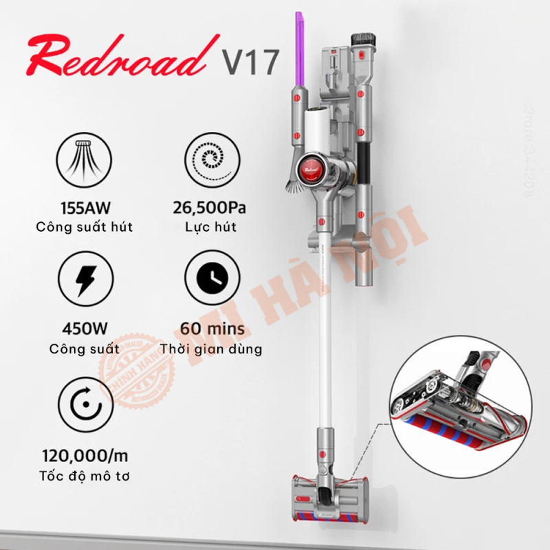 Máy hút bụi không dây Redroad V17