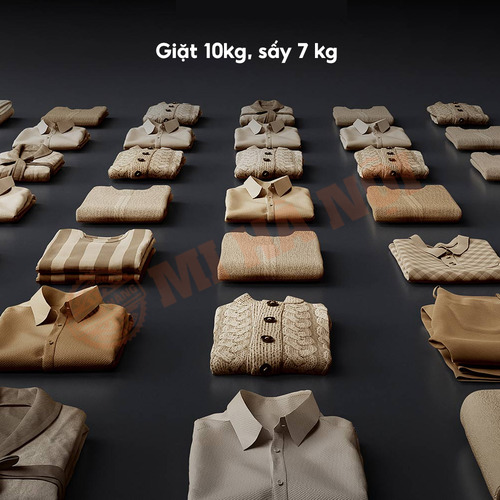 Giặt 10kg, sấy 7kg