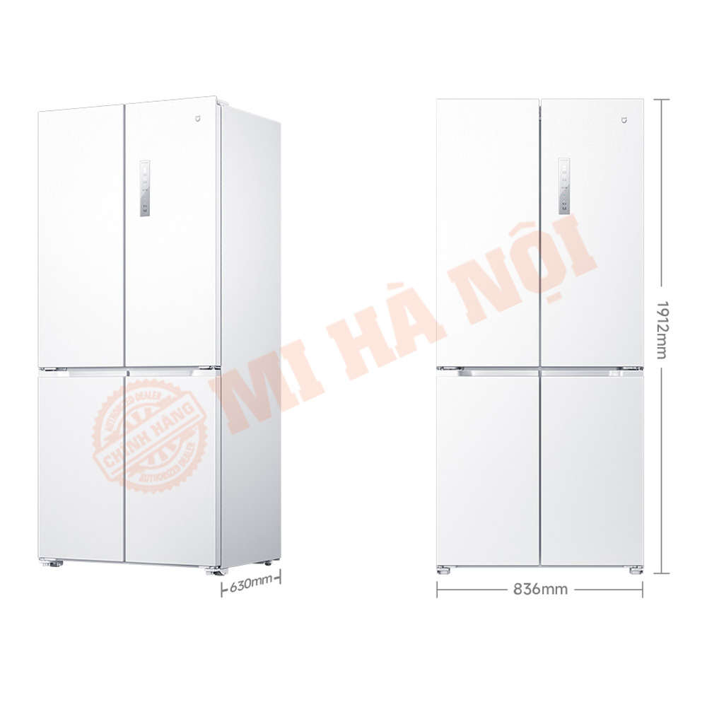 Kích thước chi tiết của tủ lạnh Xiaomi Mijia 521L