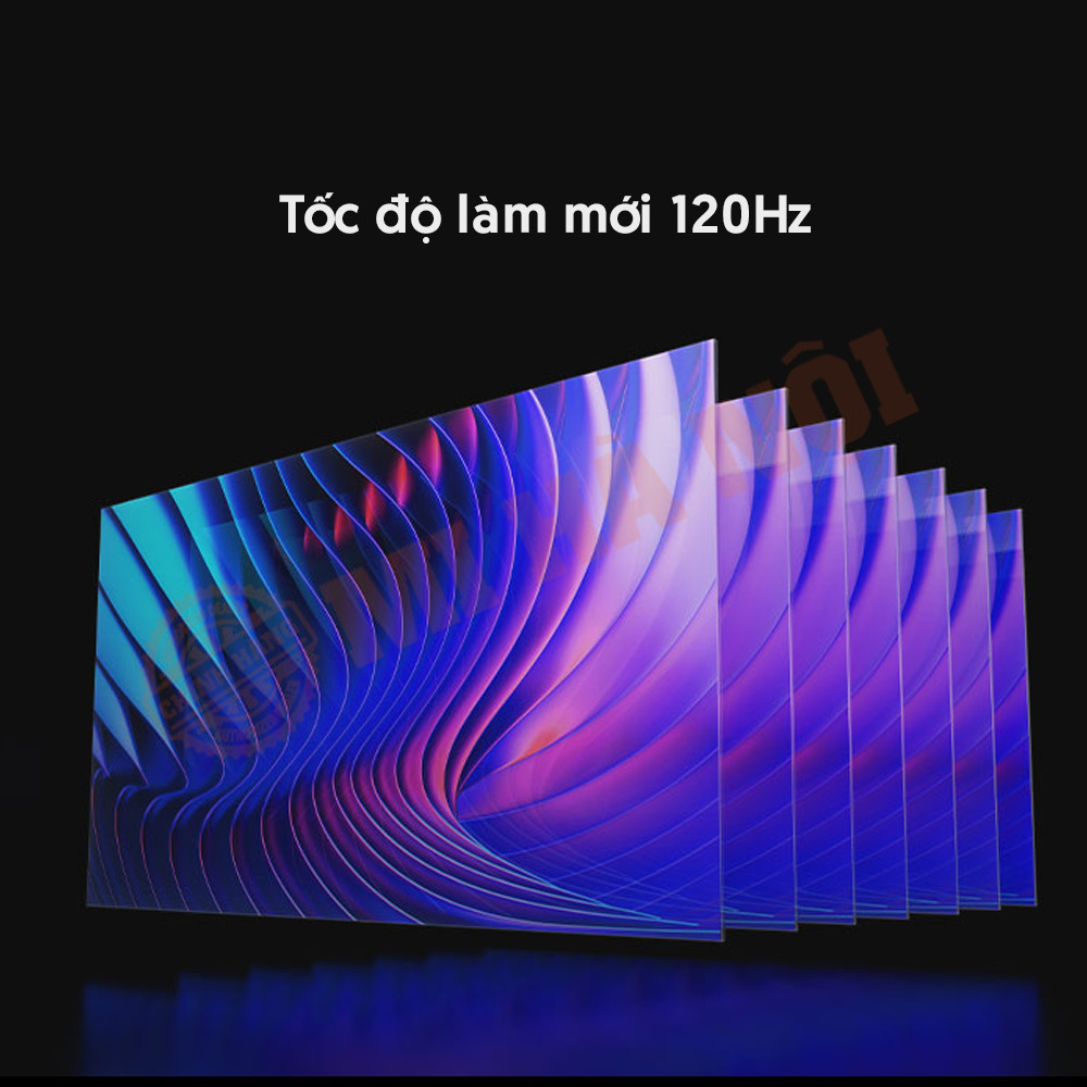 Chuyển động mượn mà với tần số quét 120Hz của Tivi Xiaomi Redmi AI Smart X65