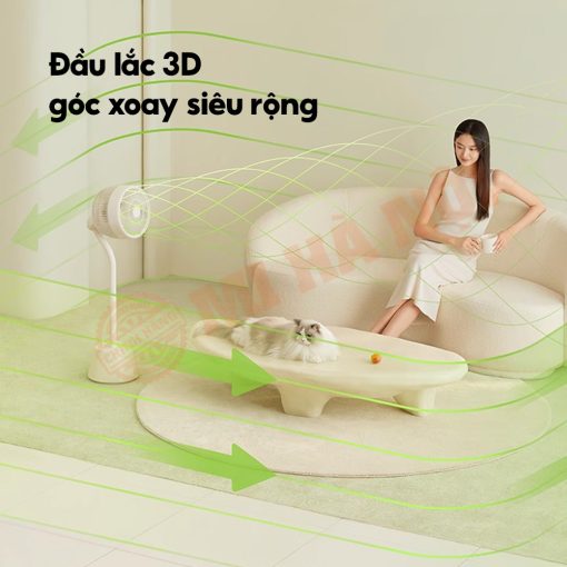 Keheal SX-D1 còn có khả năng tạo ra luồng gió 3D đặc biệt.