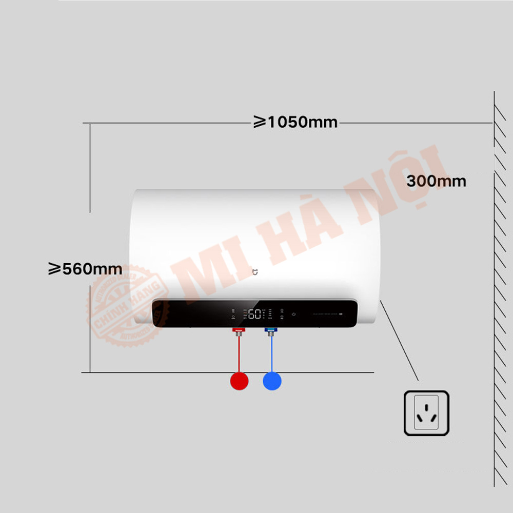 Kích thước Bình nóng lạnh Mijia N1