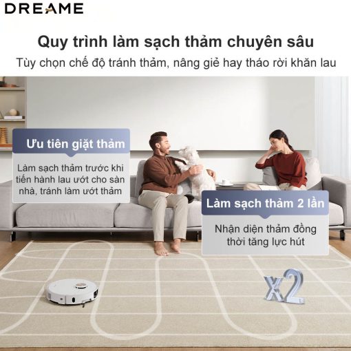 Tự động làm sạch sâu, giải quyết các vết bẩn cứng đầu