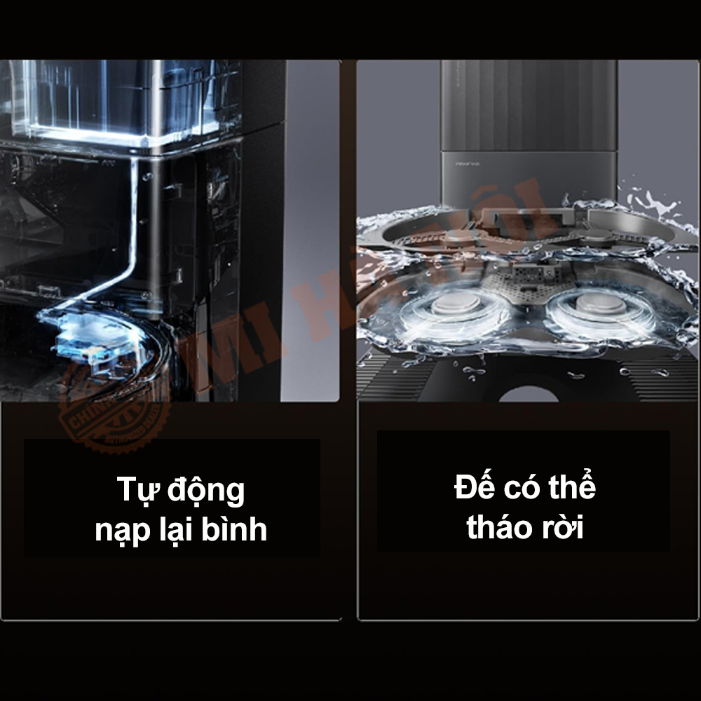 Q Revo Master tự động nạp lại bình - Đế có thể tháo rời