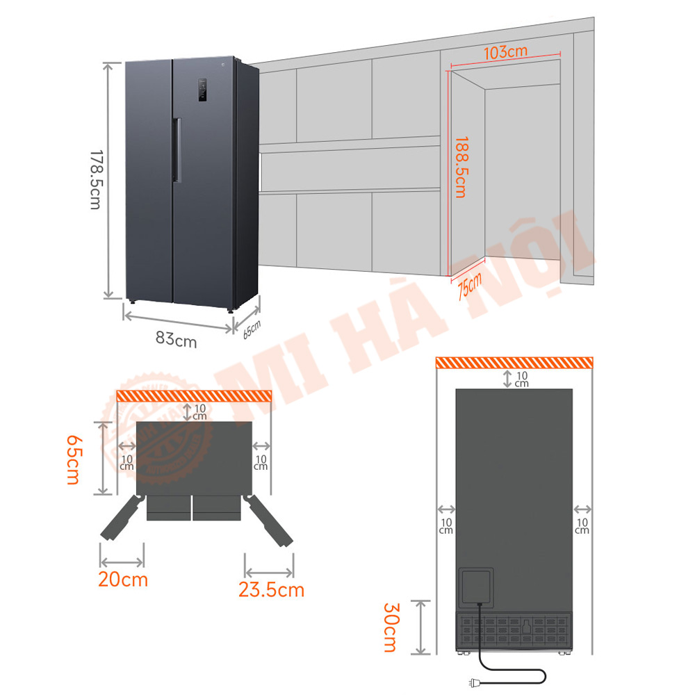 Cách lắp đặt tủ lạnh tủ lạnh xiaomi mijia 501l 