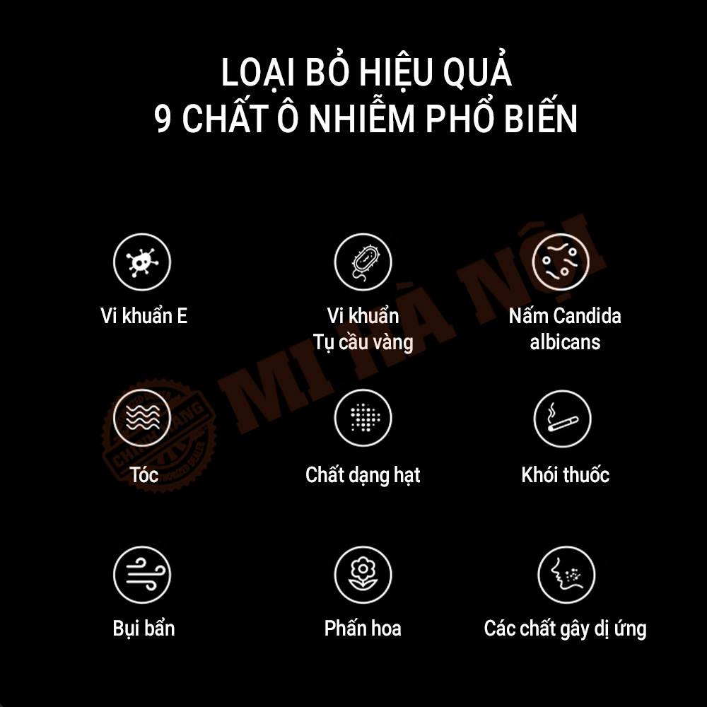 Loại bỏ hiệu quả 9 chất ô nhiễm phổ biến