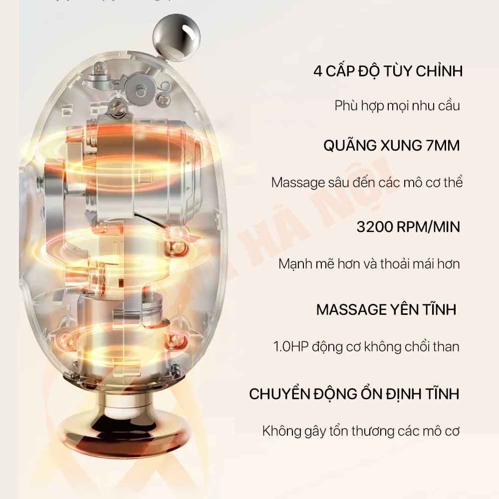 Tính năng nổi bật của máy Massage cầm tay nóng lạnh Yesoul MG16