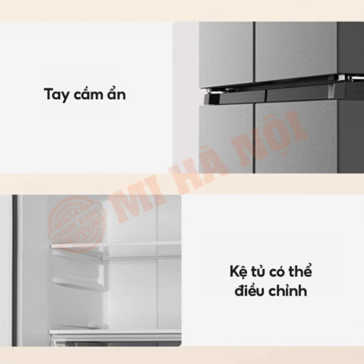 Đèn LED trên cao cung cấp ánh sáng dịu và không chói