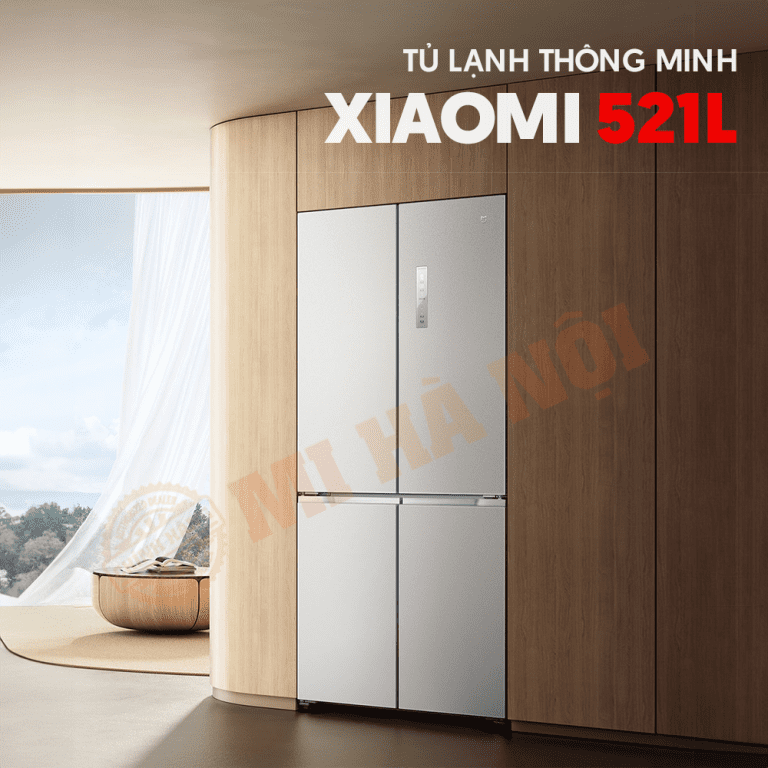 Tủ lạnh Xiaomi Mijia 521L thiết kế tối giản sang trọng phù hợp với nhiều không gian