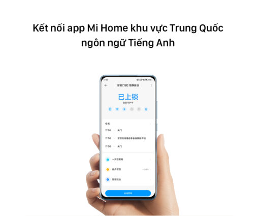 Tất cả các khóa cửa thông minh đều hỗ trợ Xiaomi HyperOS