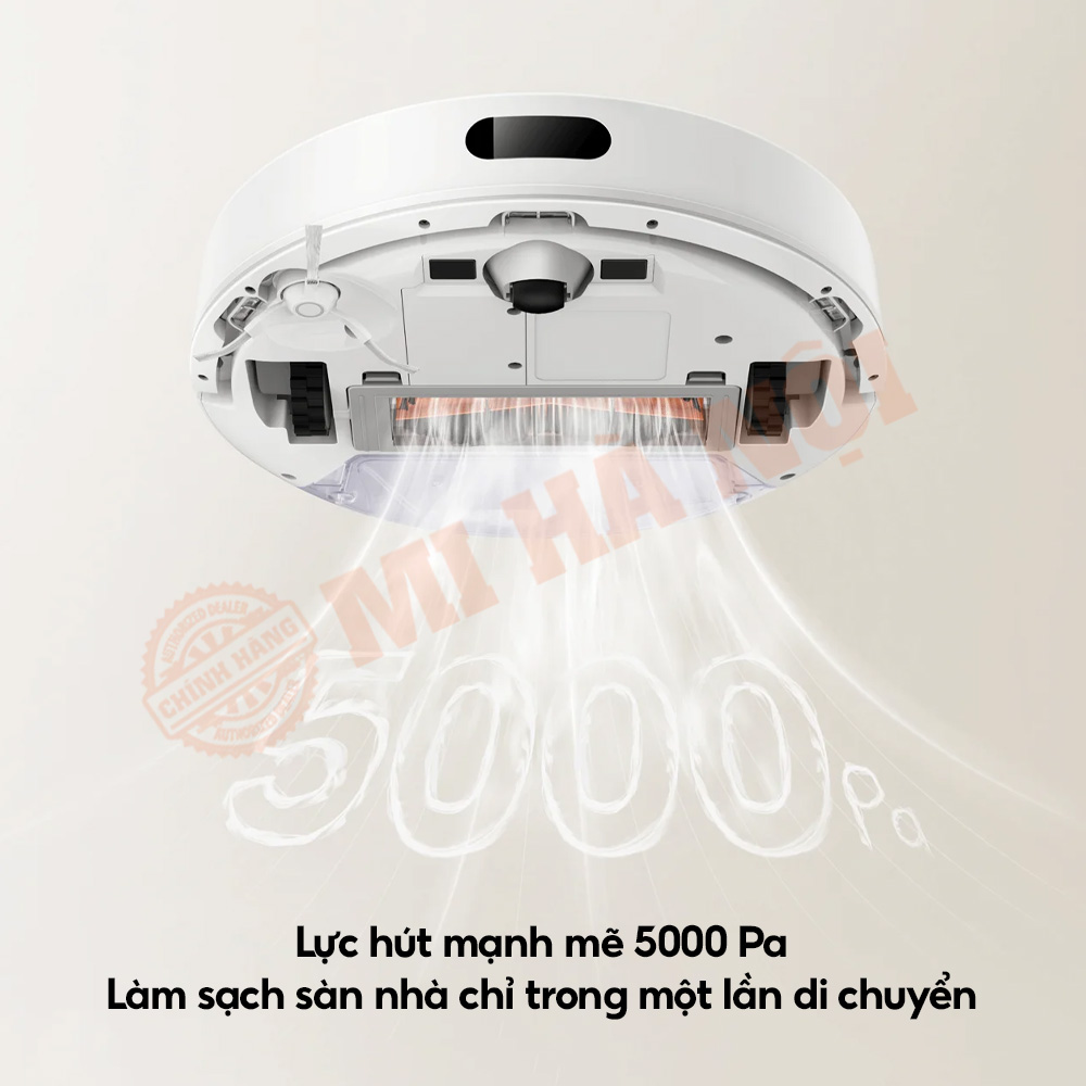 Lực hút mạnh mẽ 5000Pa