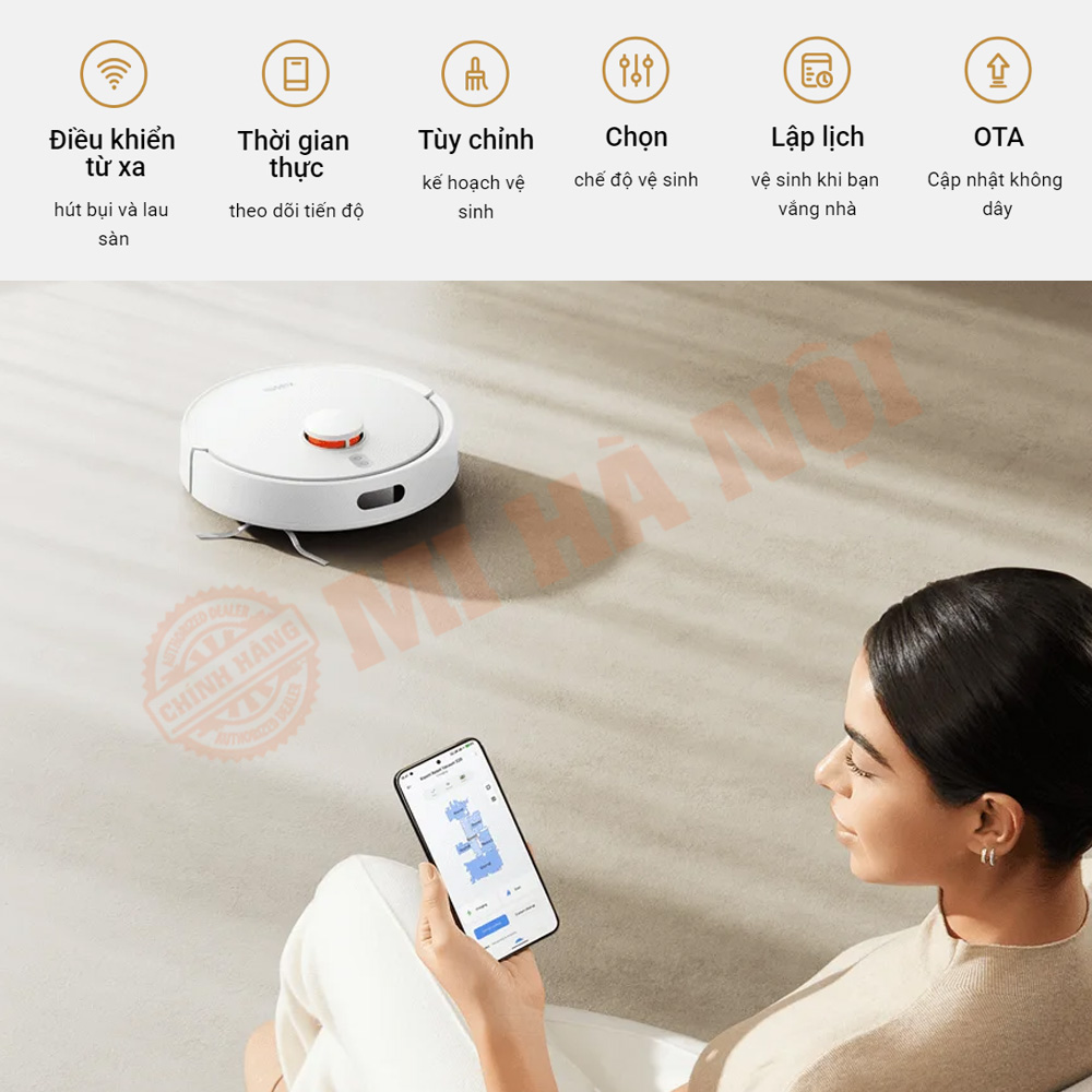 Dễ dàng tích hợp và điều khiển robot hút bụi thông minh qua App