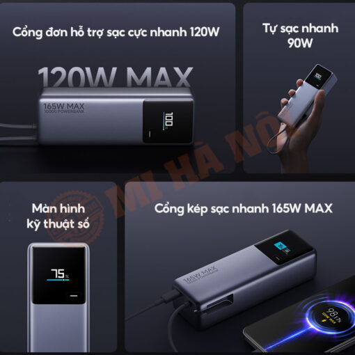 Sạc dự phòng Xiaomi 10.000mAh 165W