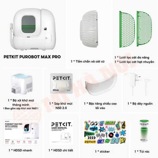 Ưu điểm nổi bật của máy dọn phân mèo PETKIT PUROBOT MAX PRO