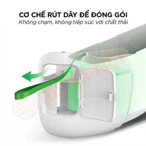 Túi rác của PUROBOT MAX PRO cũng được thiết kế với dây rút