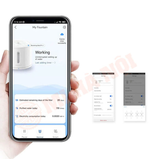 Kết nối thông minh qua ứng dụng Petkit