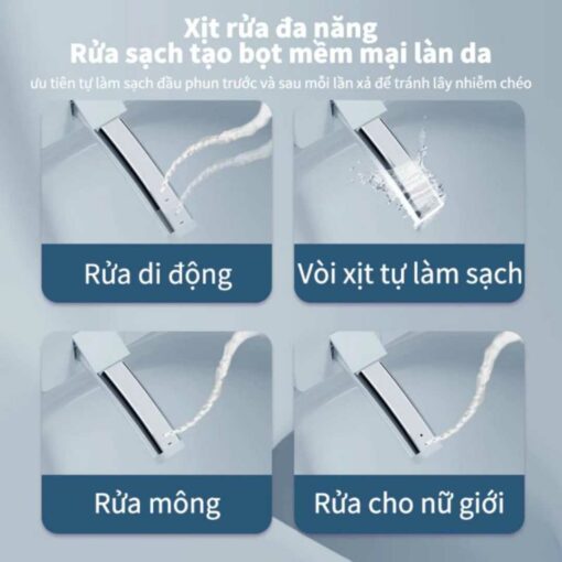 Rửa dành riêng cho nữ giới và nhiều chế độ khác