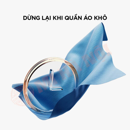 Chế độ "dừng lại khi khô" giúp bảo vệ quần áo